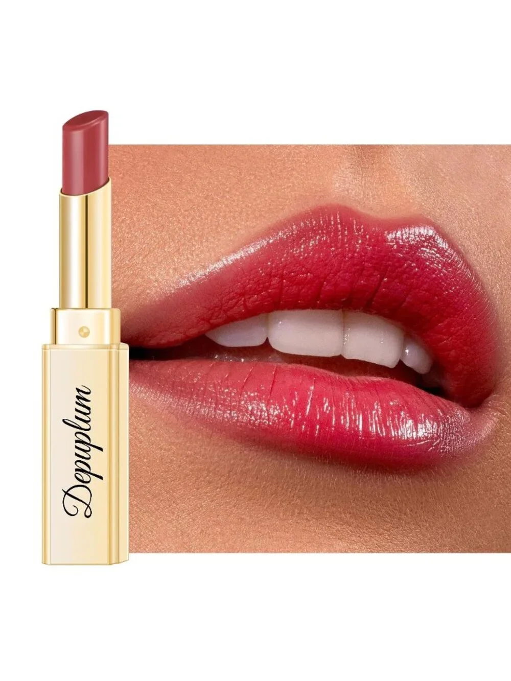 Women's DM98 Cherry Plum Glow Reviver Moisture Lip Gloss Creamy Tinted Lip Balm